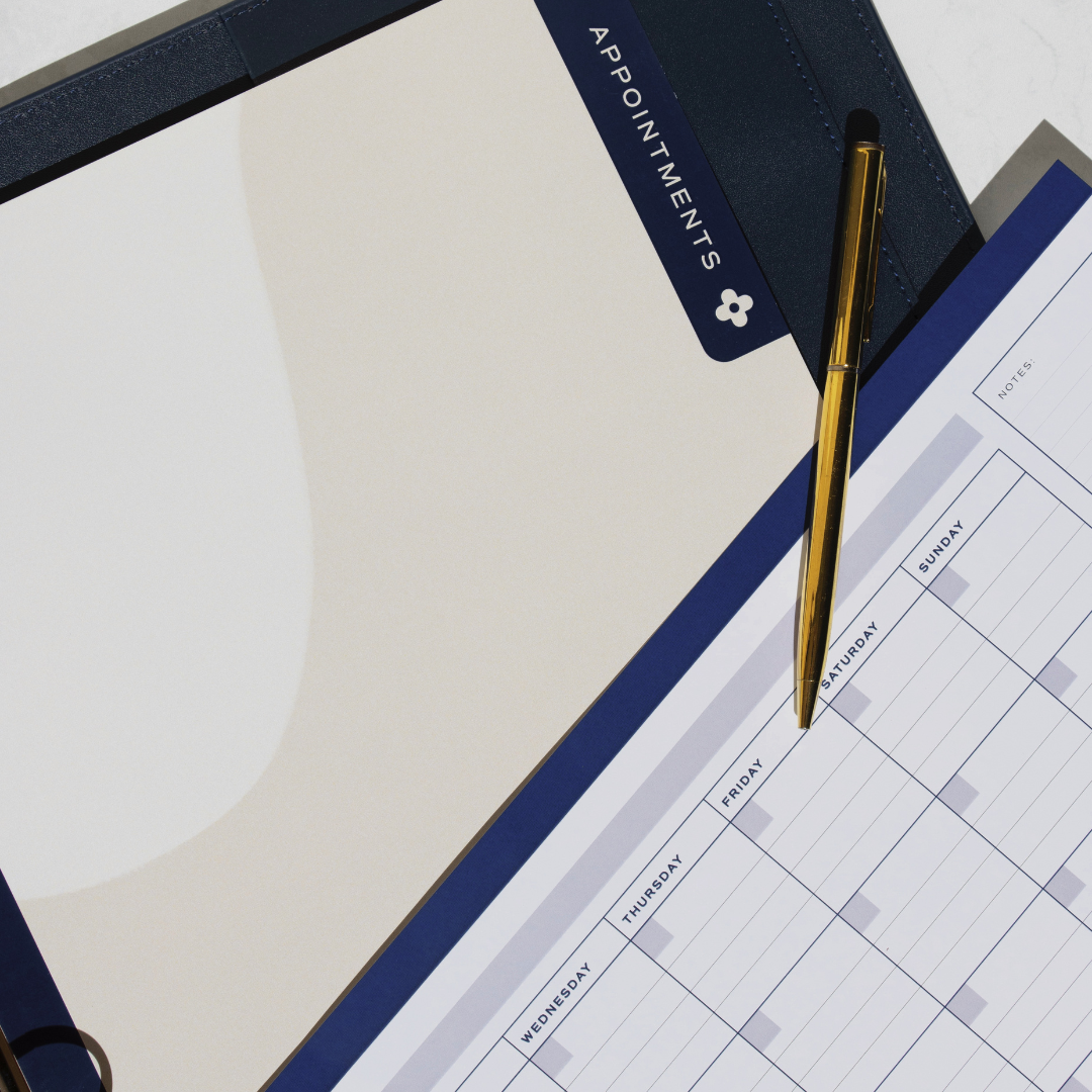 Our pack of 12 monthly calendars have been designed for you to tailor each month of the year. Great for a snapshot of what's coming up with appointments.