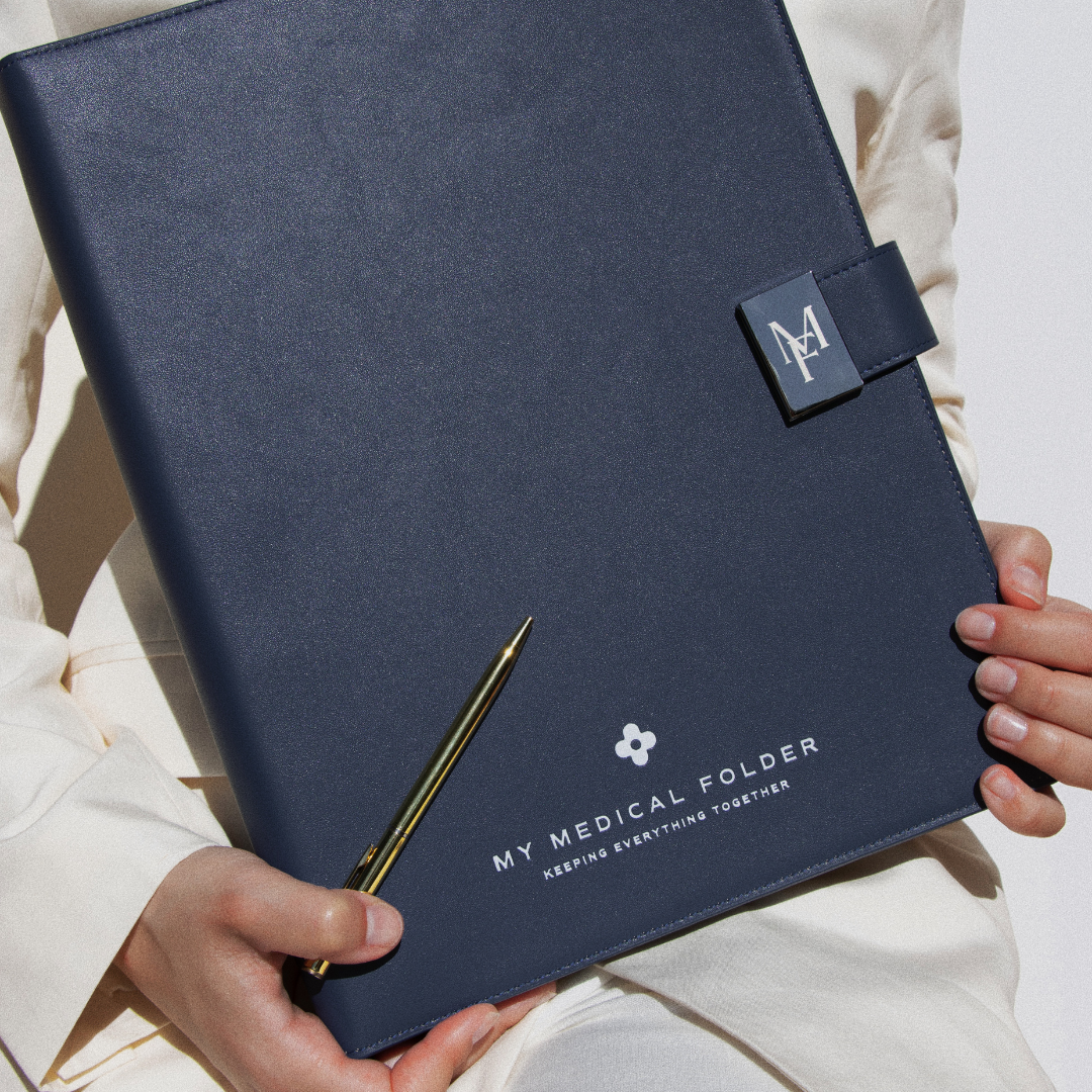 Medical folder to organiser your personal and medical healthcare information.