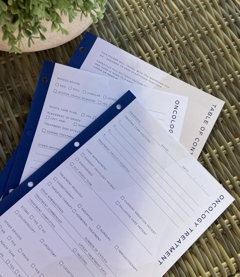 My Medical Folder Oncology Folder