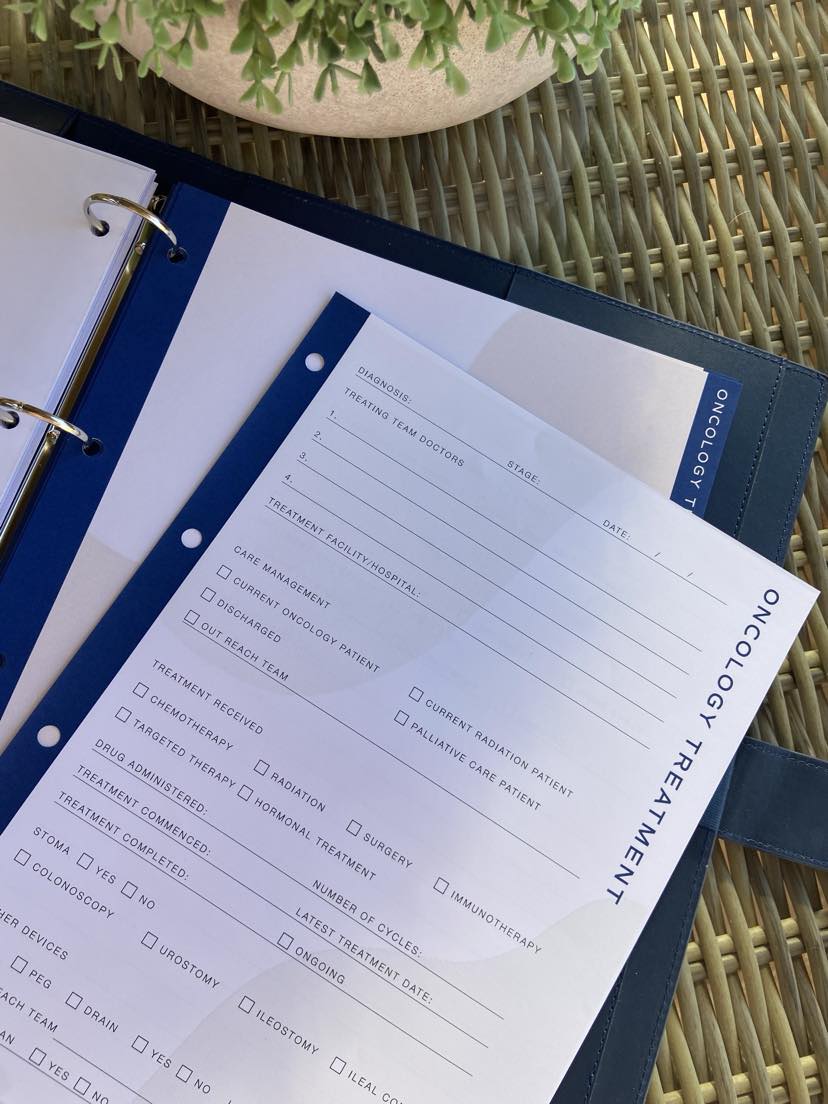 My Medical Folder Oncology Folder